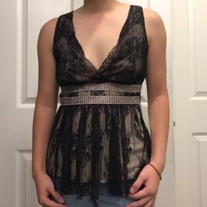 Lace tank